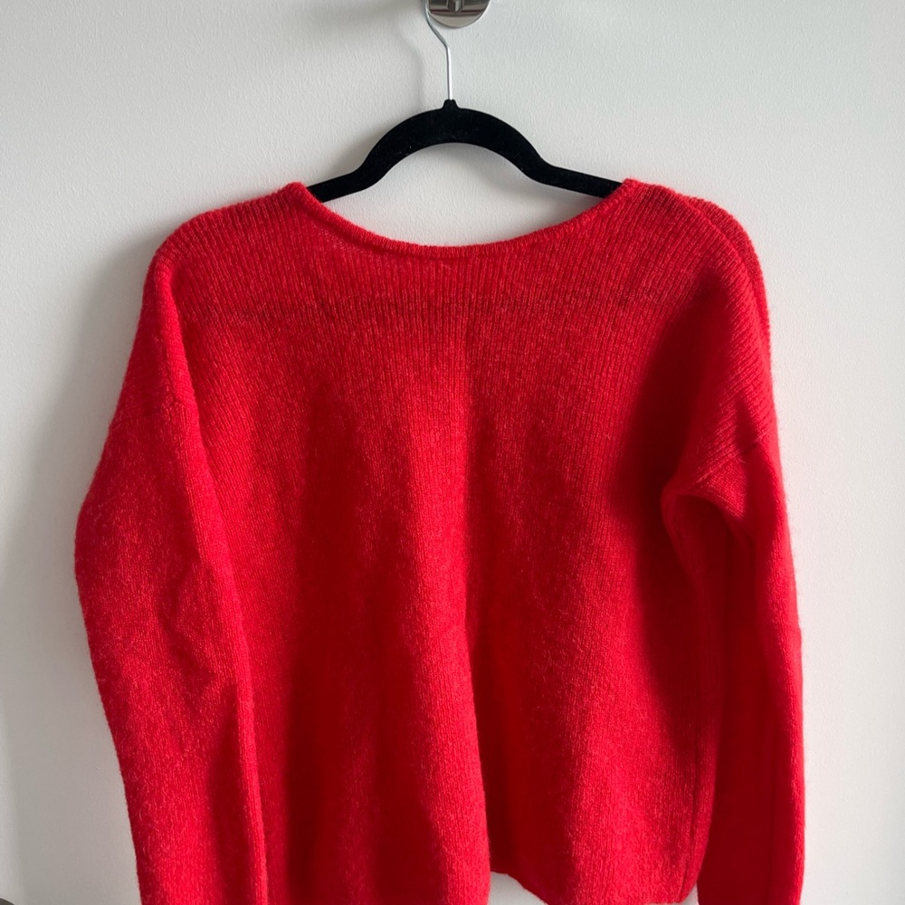 Sézane Gaspard Cardigan Red - Picture 7 of 7